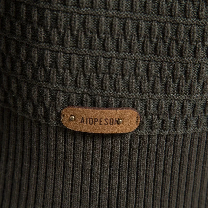 Heren Pullover met Knopfleiste – Comfortabele Trui voor Casual en Formele Gelegenheden