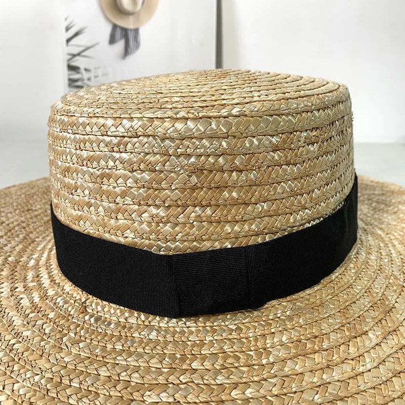 Hoed Rieten – Elegante zomerhoed voor dames met brede rand en stijlvol ontwerp