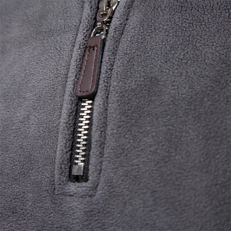 Stehkragen Pullover heren – Comfortabele trui met halvem rits en stijlvol design
