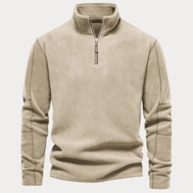 Stehkragen Pullover heren – Comfortabele trui met halvem rits en stijlvol design