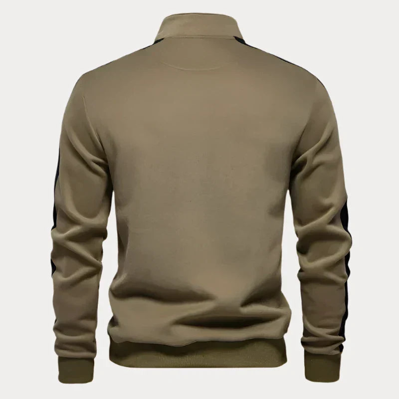 Heren Quarter Zip Pullover - Comfortabele en Stijlvolle Trui voor Vrije Tijd