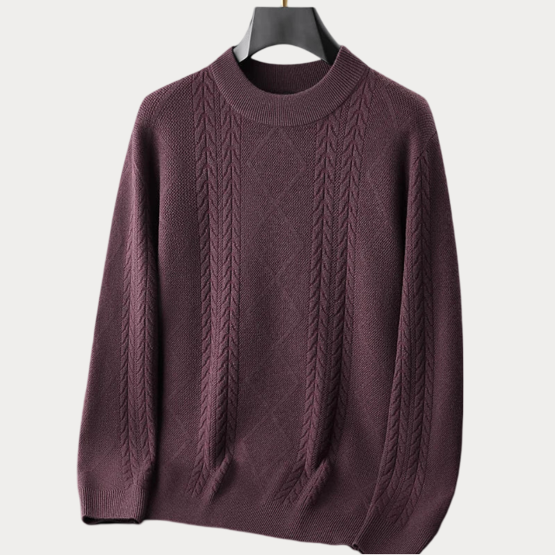 Heren Trui Ronde Hals – Comfortabele Gebreide Trui voor Herfst en Winter