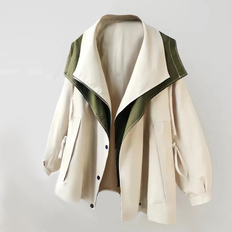 Trenchcoat dames – Elegante lange jas van hoogwaardige stof voor herfst en winter
