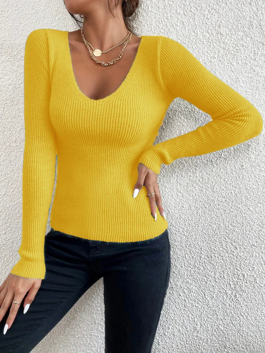 Ribbelsweater Dames – Comfortabele gebreide trui met trendy ribbelpatroon