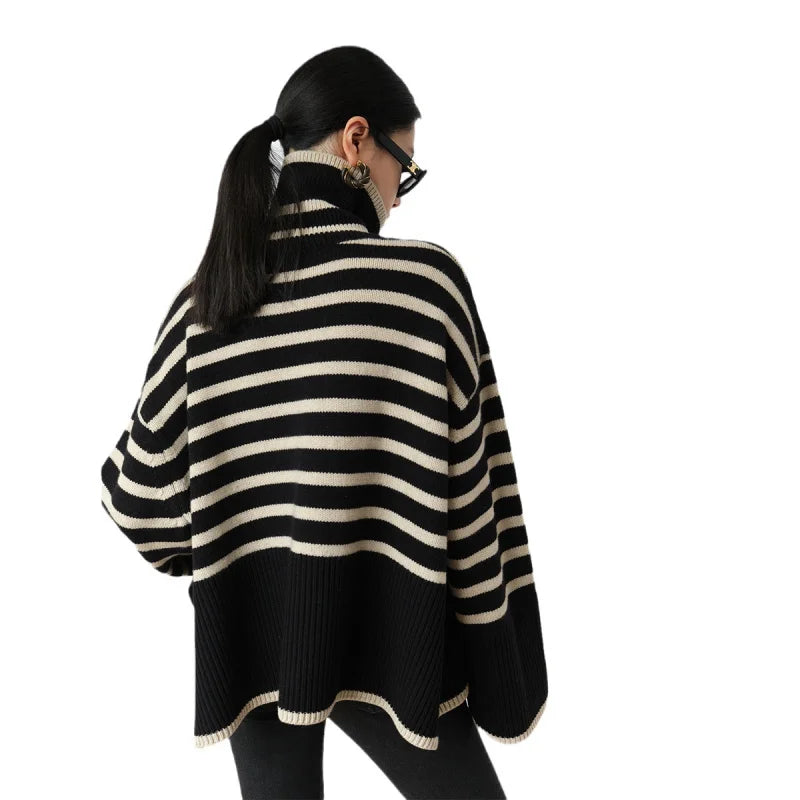 Coltrui Dames – Gestreepte Trui van Katoen voor Casual en Chic Look