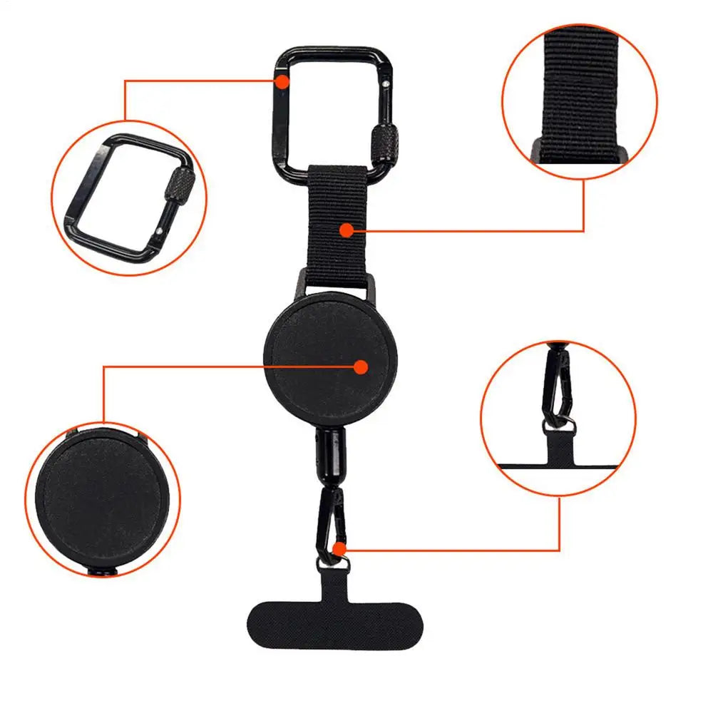 Uittrekbare Telefoonbeveiligingshouder Riemclip Anti-Diefstal