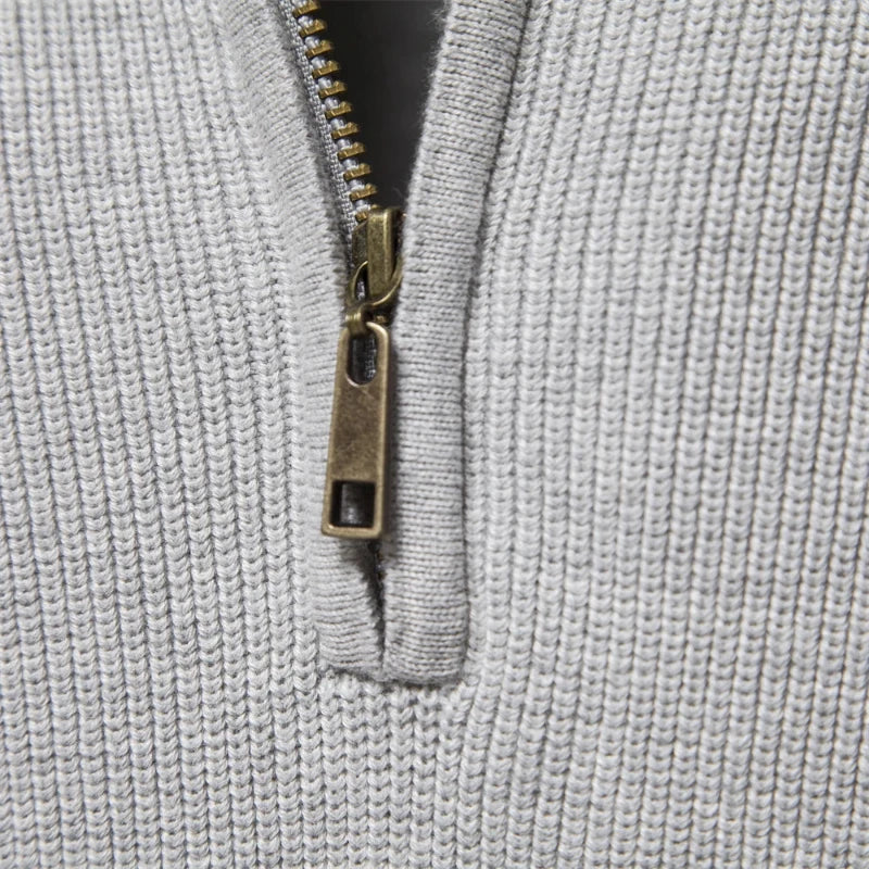 Heren-Pullover met Rits – Comfortabele en Stijlvolle Sweater voor Koude Dagen