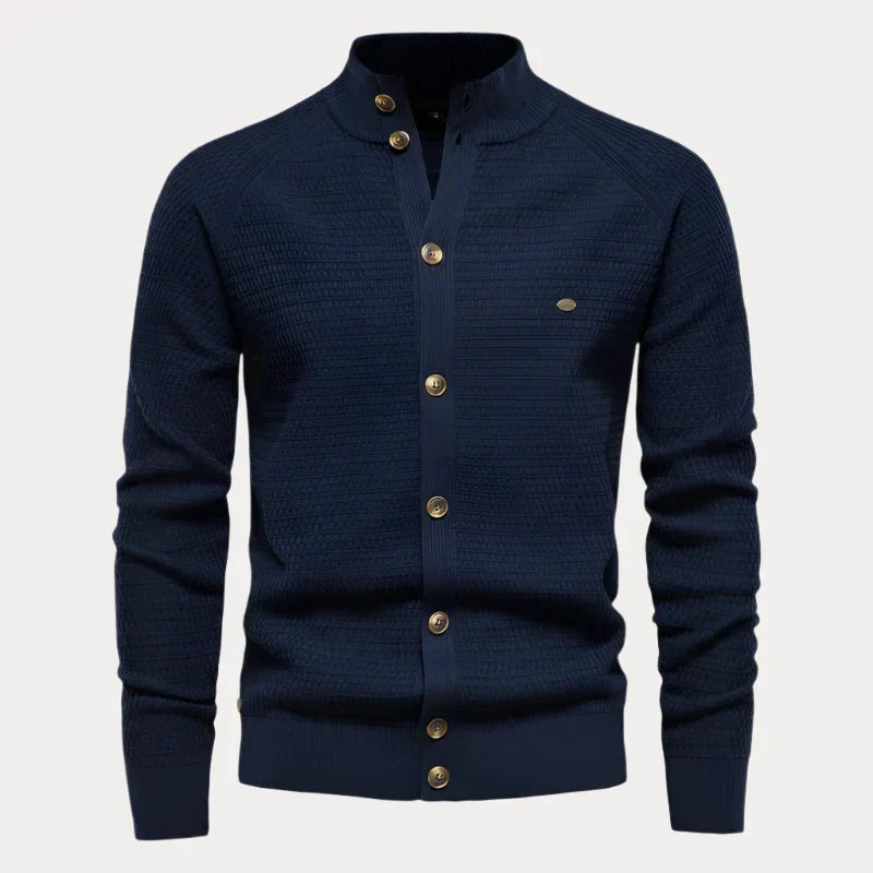 Heren Pullover met Knopfleiste – Comfortabele Trui voor Casual en Formele Gelegenheden