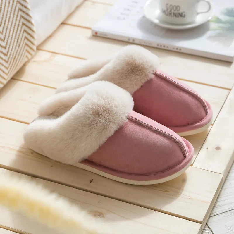 Zachte Huisschoenen Dames – Comfortabele Pantoffels voor Binnen en Relaxen