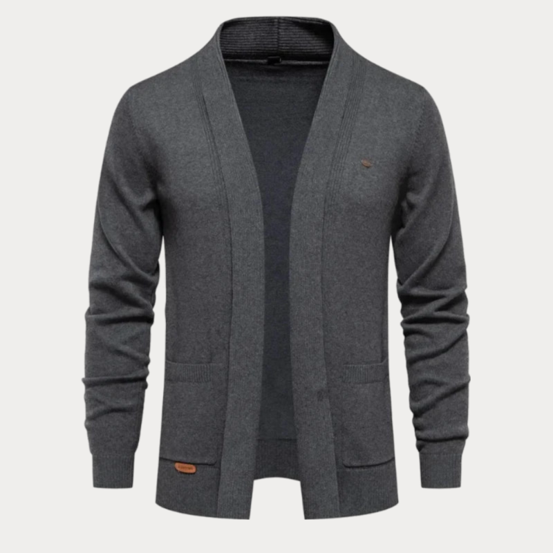 Heren Vest Open Voorkant – Stijlvol Gebreid Vest voor Casual en Formele Gelegenheden