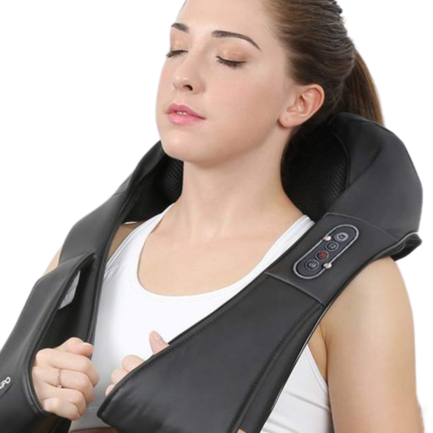 Shiatsu Nek- en Schouder Massager Verwarmd Diepe Weefsel Drukpunt