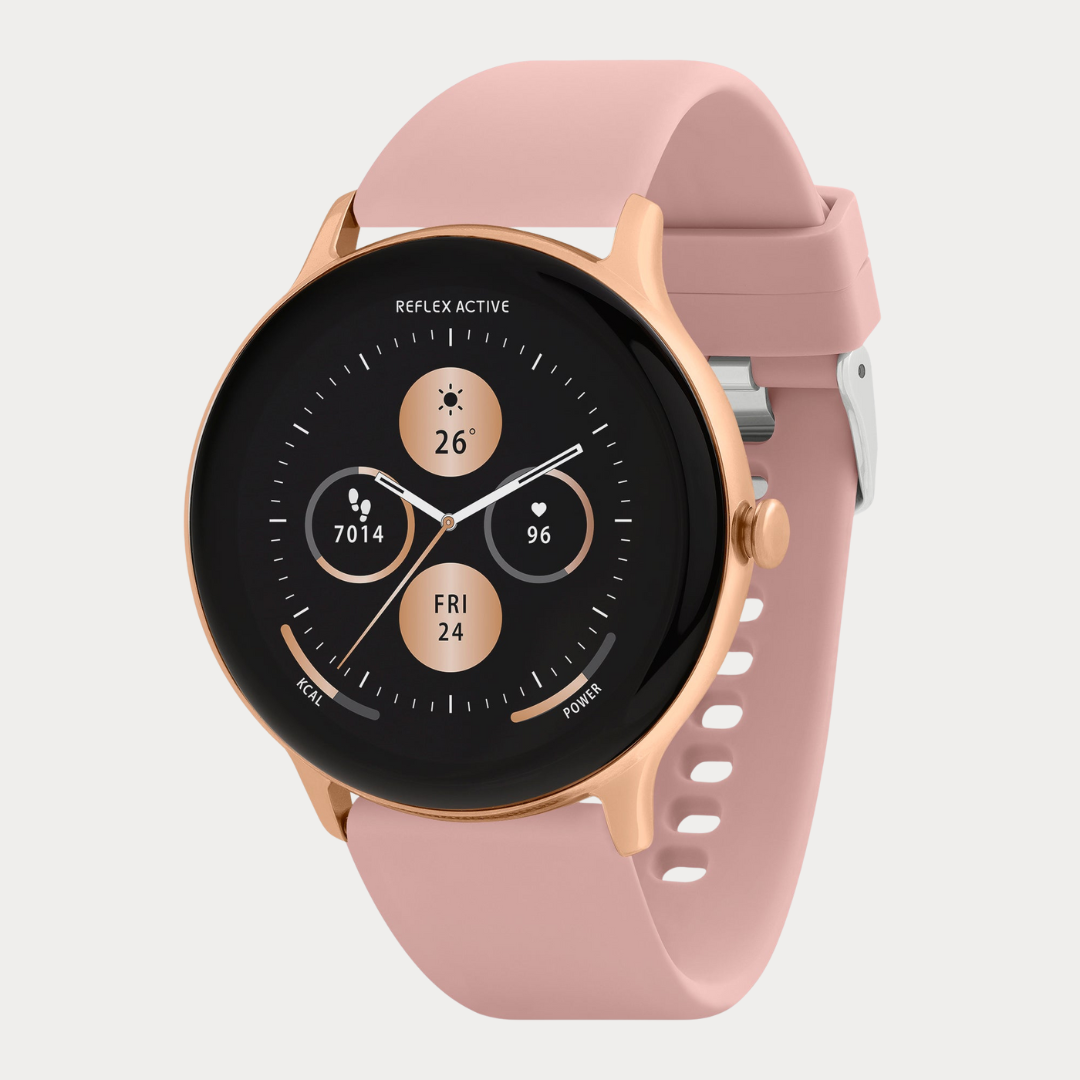 Slimme Horloge Ronde Display Siliconen Band Fitness