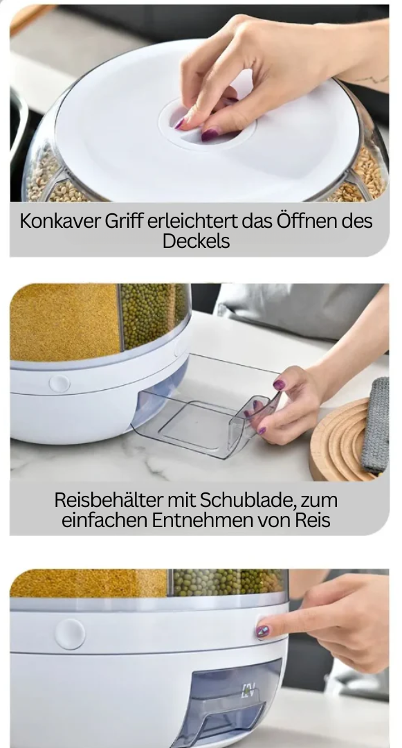 Graan Dispenser 360° Rotatie