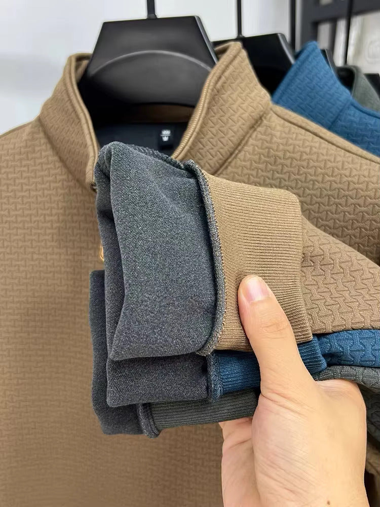 Heren Pullover met kwart rits – Comfortabele trui voor casual en sportieve stijl