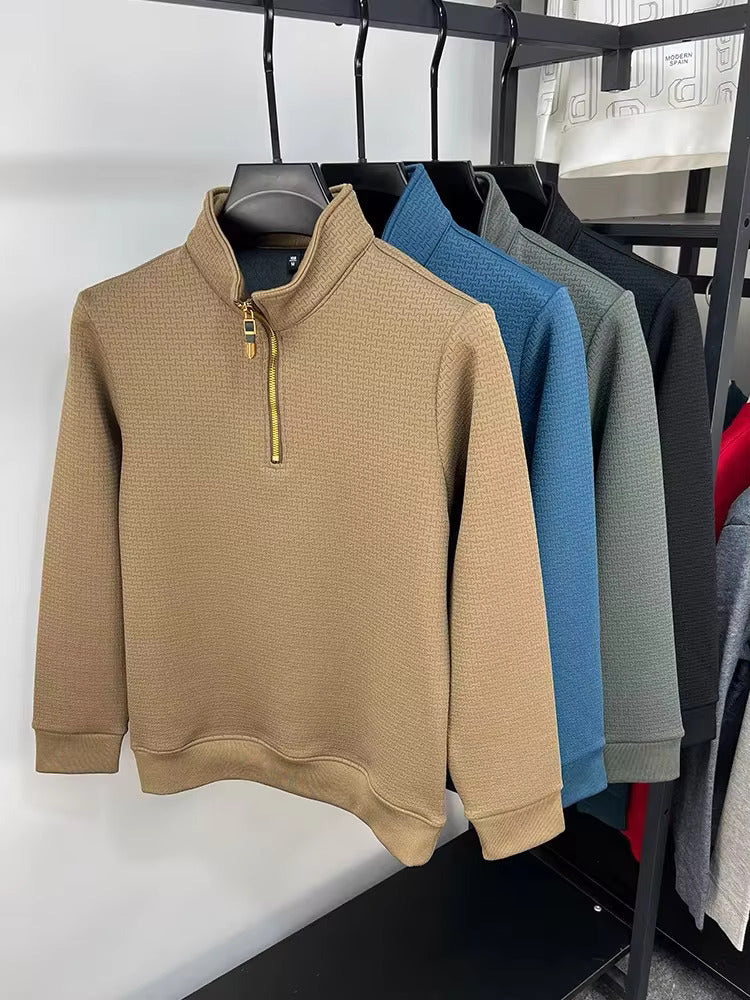 Heren Pullover met kwart rits – Comfortabele trui voor casual en sportieve stijl