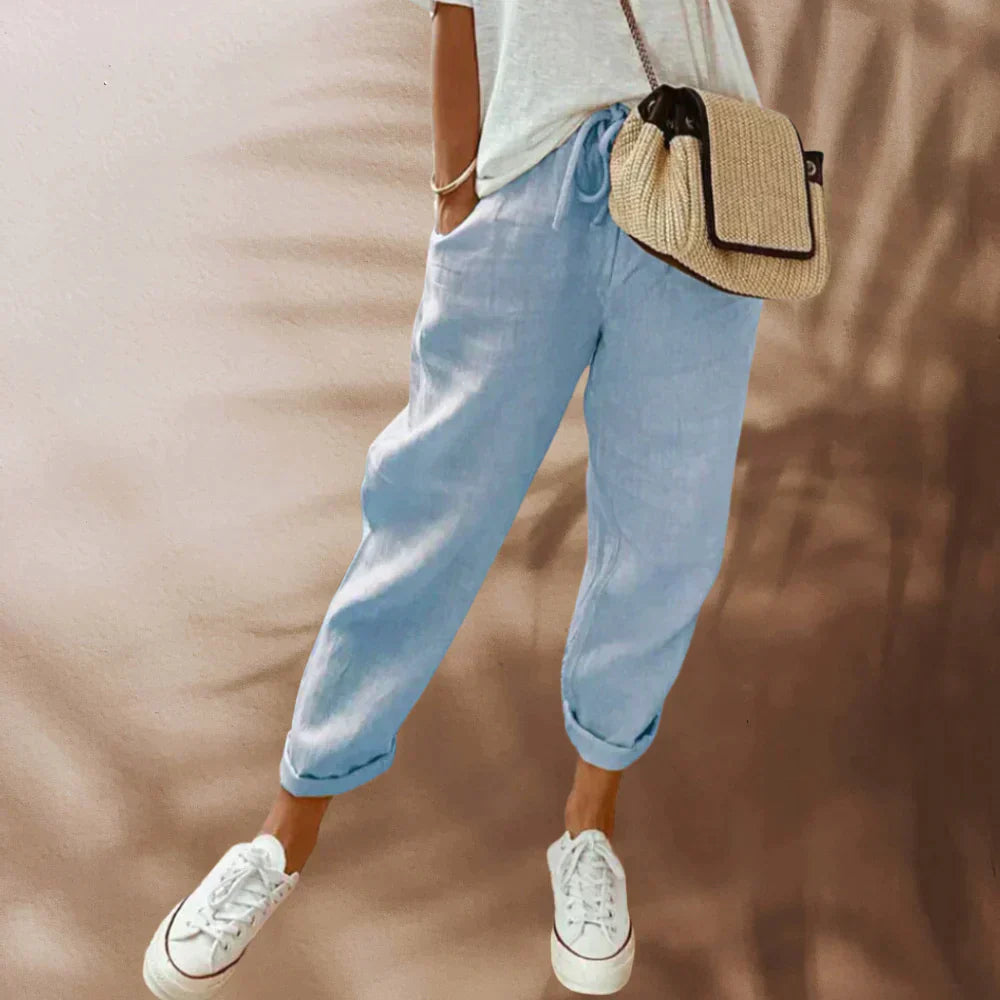 Lichte Damesbroek – Elegante broek voor dames, ideaal voor casual en formele gelegenheden