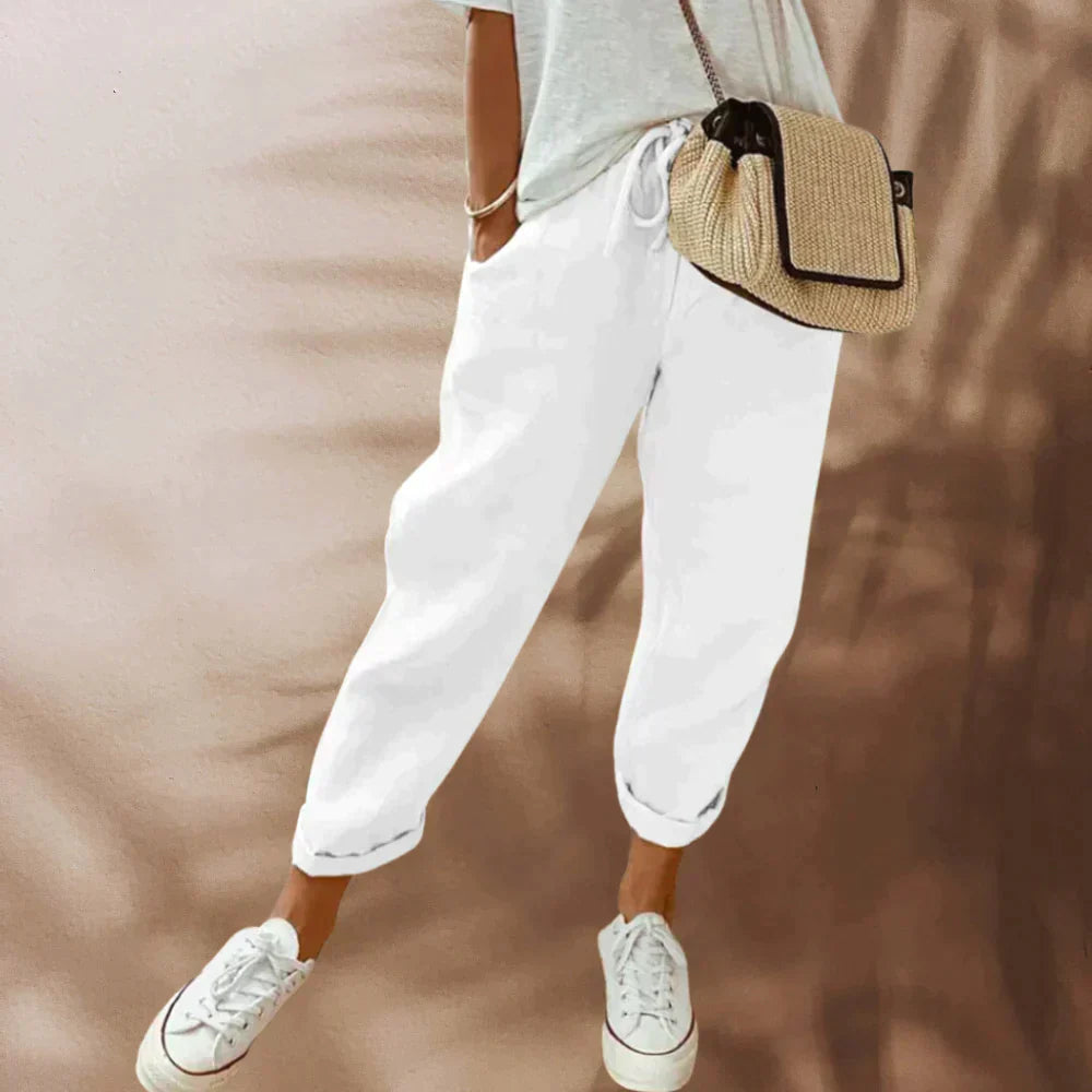 Lichte Damesbroek – Elegante broek voor dames, ideaal voor casual en formele gelegenheden