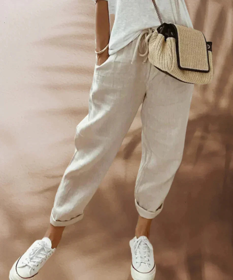 Lichte Damesbroek – Elegante broek voor dames, ideaal voor casual en formele gelegenheden