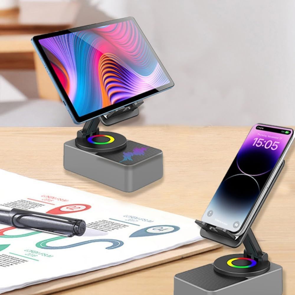 Telefoonstandaard met Bluetooth Speaker 4-in-1