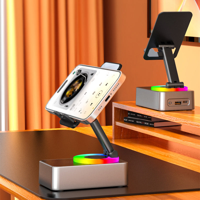Telefoonstandaard met Bluetooth speaker