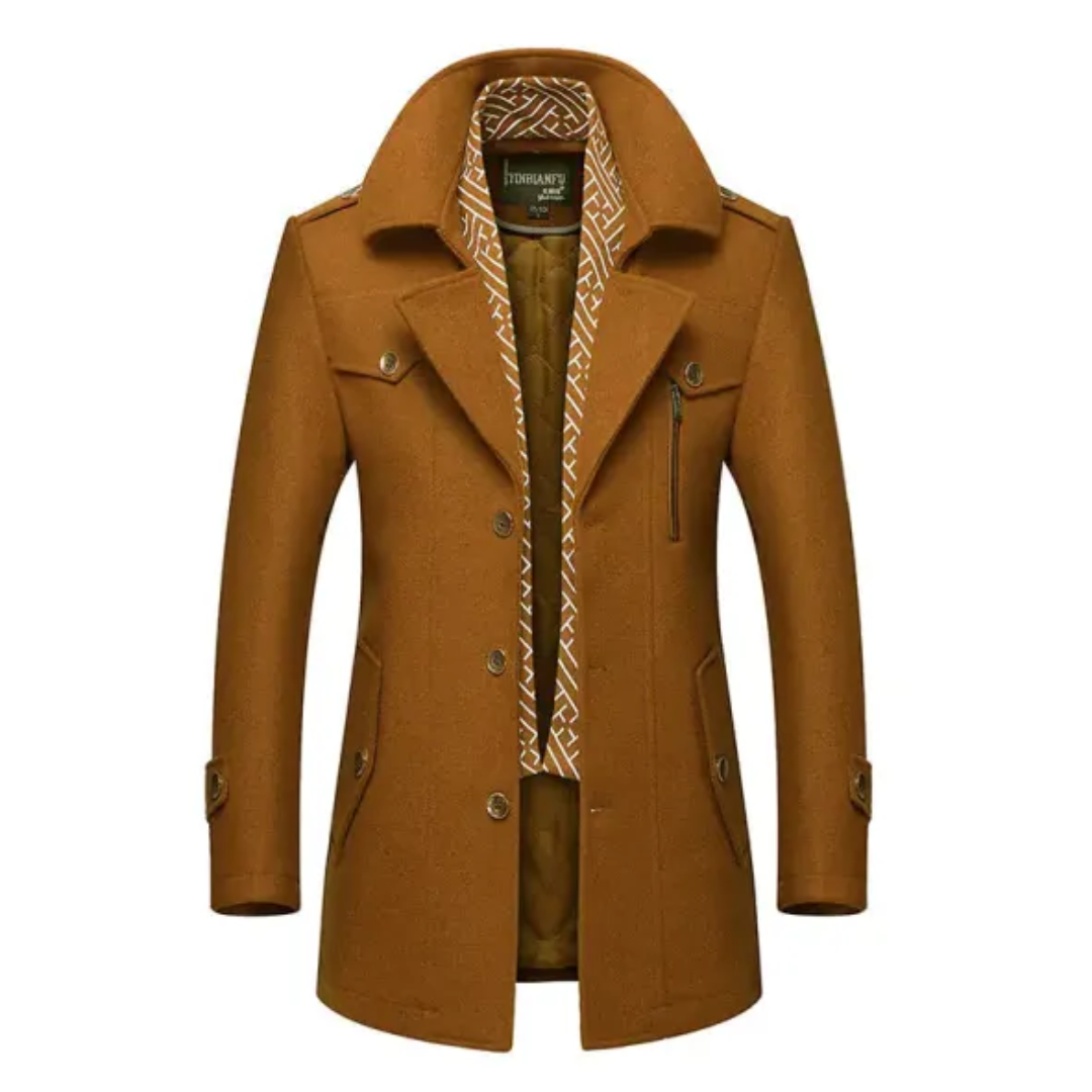 Trenchcoat heren – Stijlvolle trenchcoat met schalkraag voor elke gelegenheid