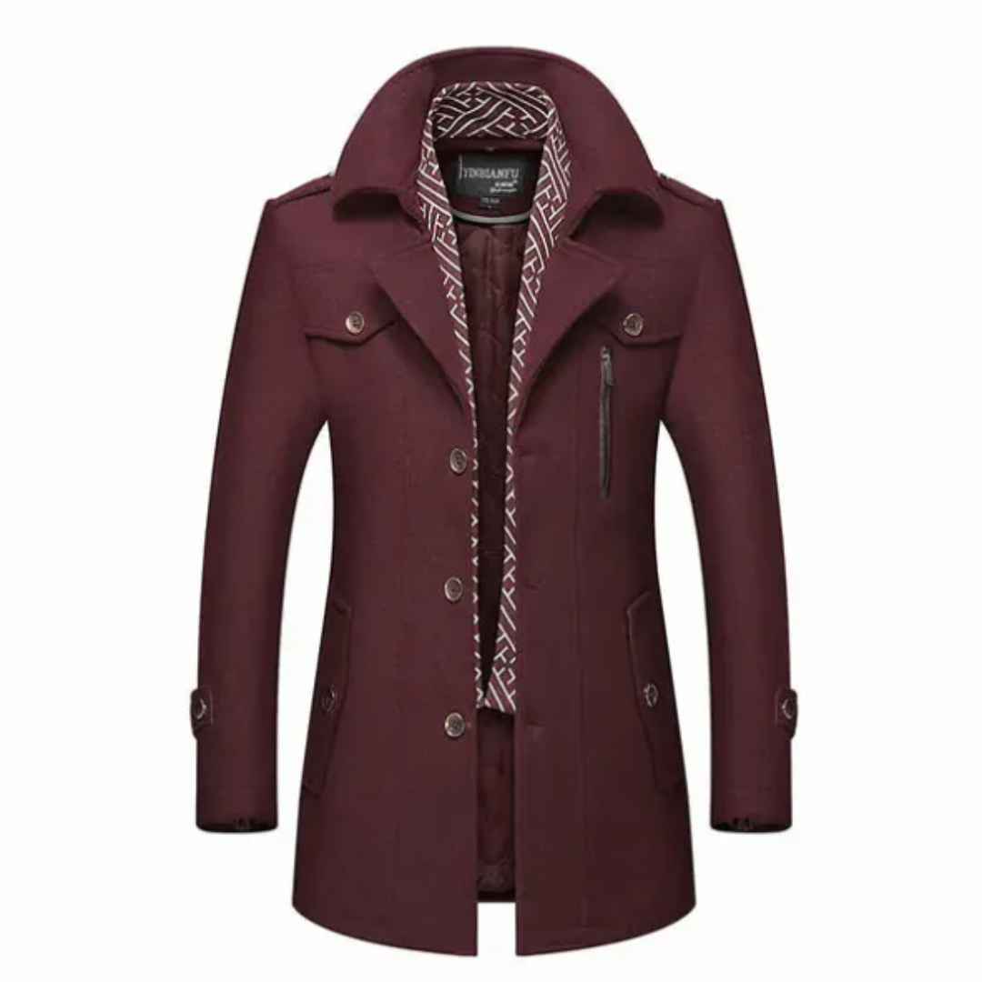 Trenchcoat heren – Stijlvolle trenchcoat met schalkraag voor elke gelegenheid