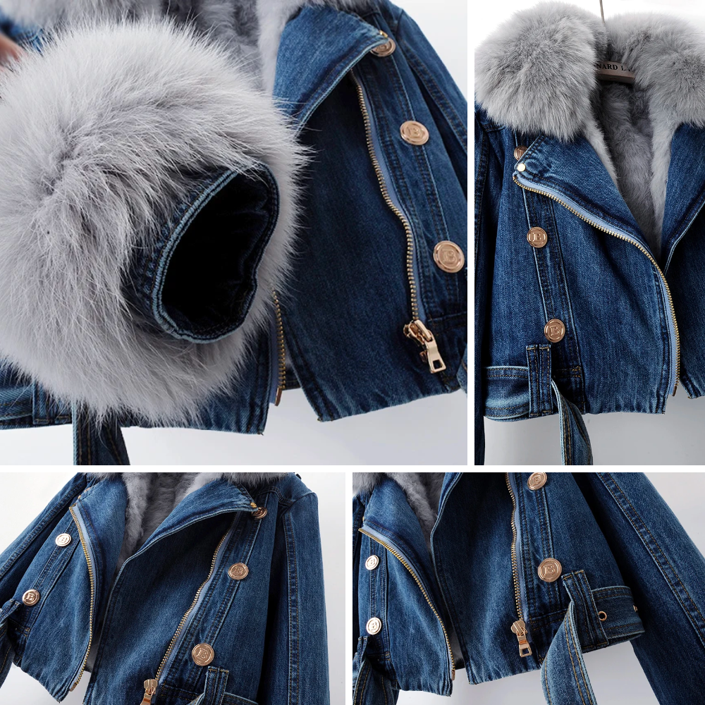Jeansjack Dames met Riem – Stijlvol denim jasje voor casual en trendy outfits