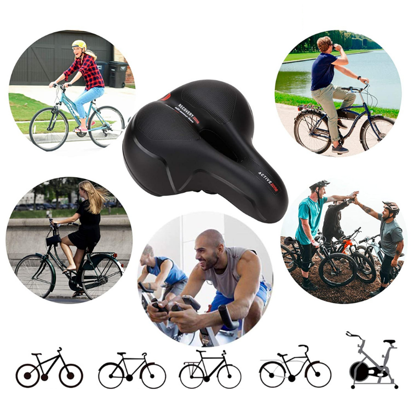 Fiets Zadel Comfort Met Reflector