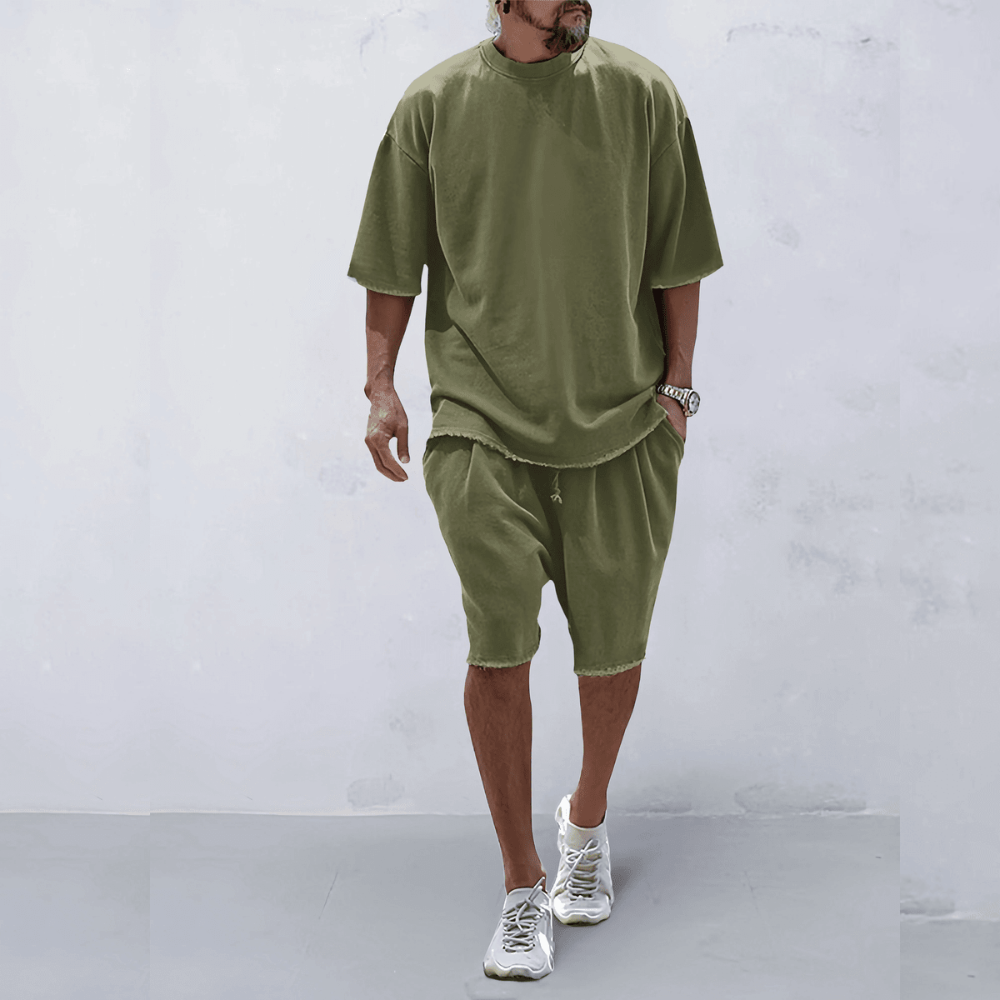 Heren Casual Streetwear Set - Comfortabele en trendy outfit voor dagelijks gebruik