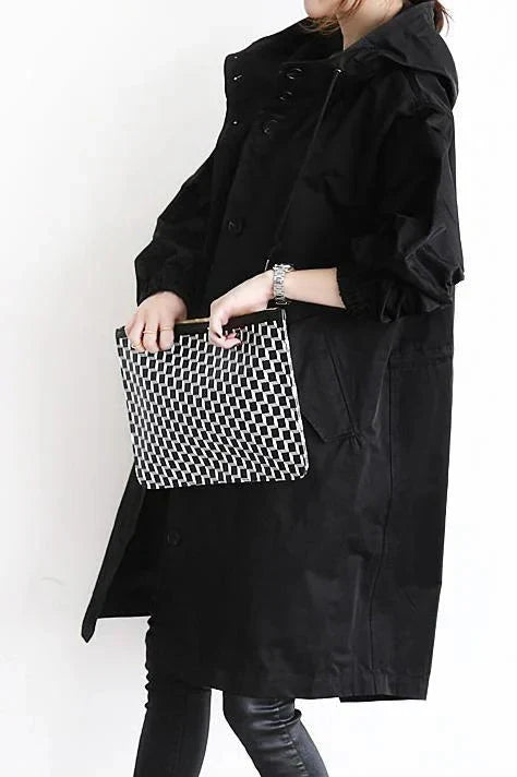 Trenchcoat Dames – Elegante Eengrijpige Trenchcoat van Katoen voor Herfst