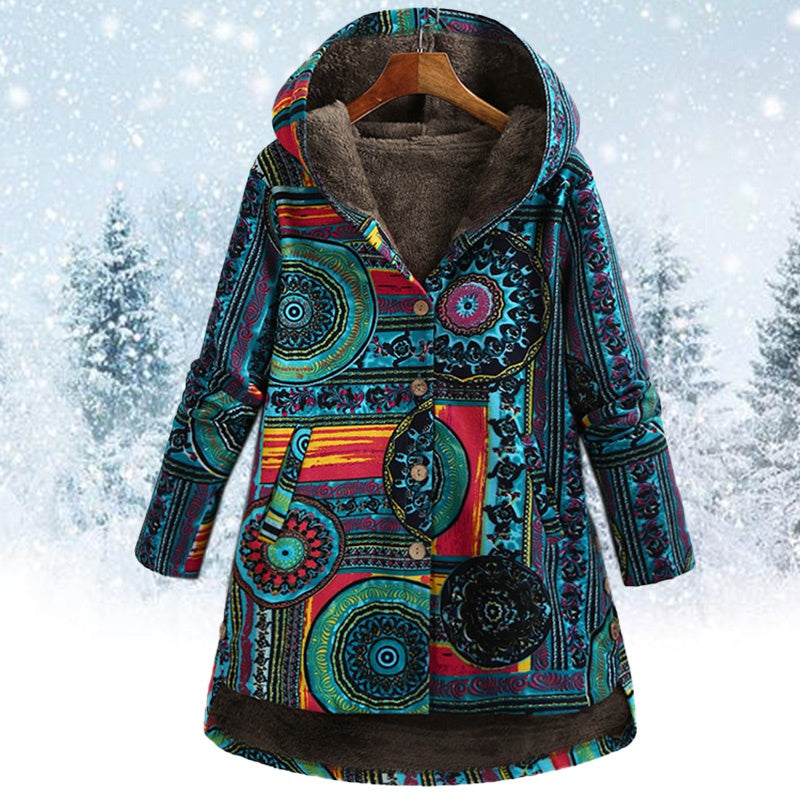 Dames Hoodie Boheemse Print – Comfortabele en Stijlvolle Hoodie voor Vrijetijdskleding