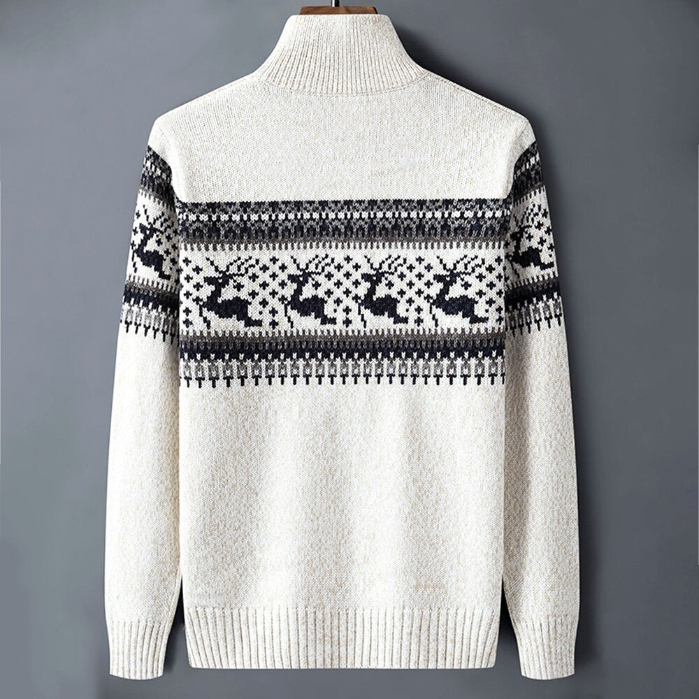 Pullover heren – Halve rits trui van ademend materiaal voor casual stijl