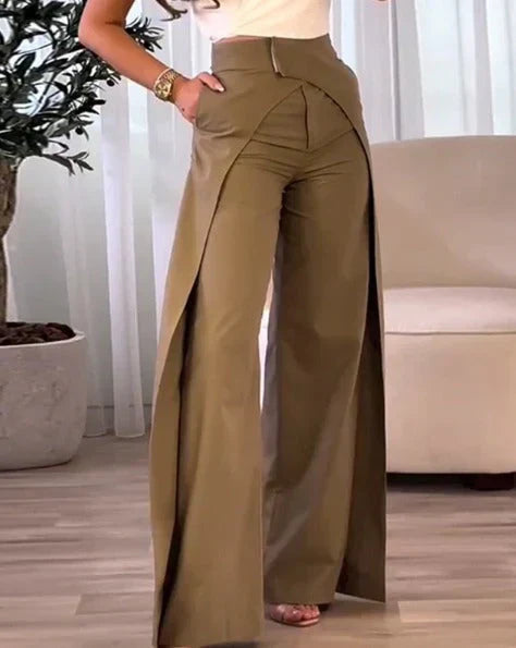 Hoge taille broeken dames – Elegante broeken met comfortabele pasvorm en stijl