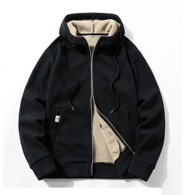 Heren Hoodie met Rits – Casual Sweatshirt voor Comfortabele Vrijetijdskleding