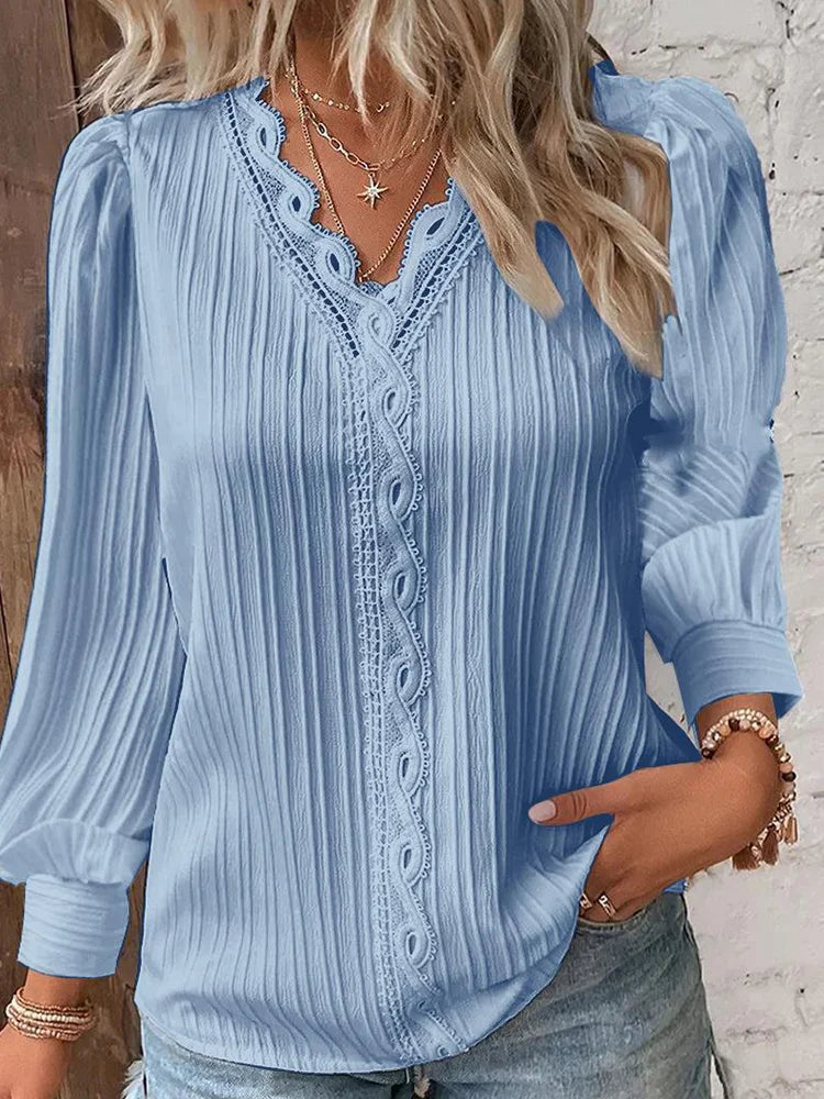 Blouse Dames – Modieuze Blouse met Korte Mouwen en Elegante Pasvorm