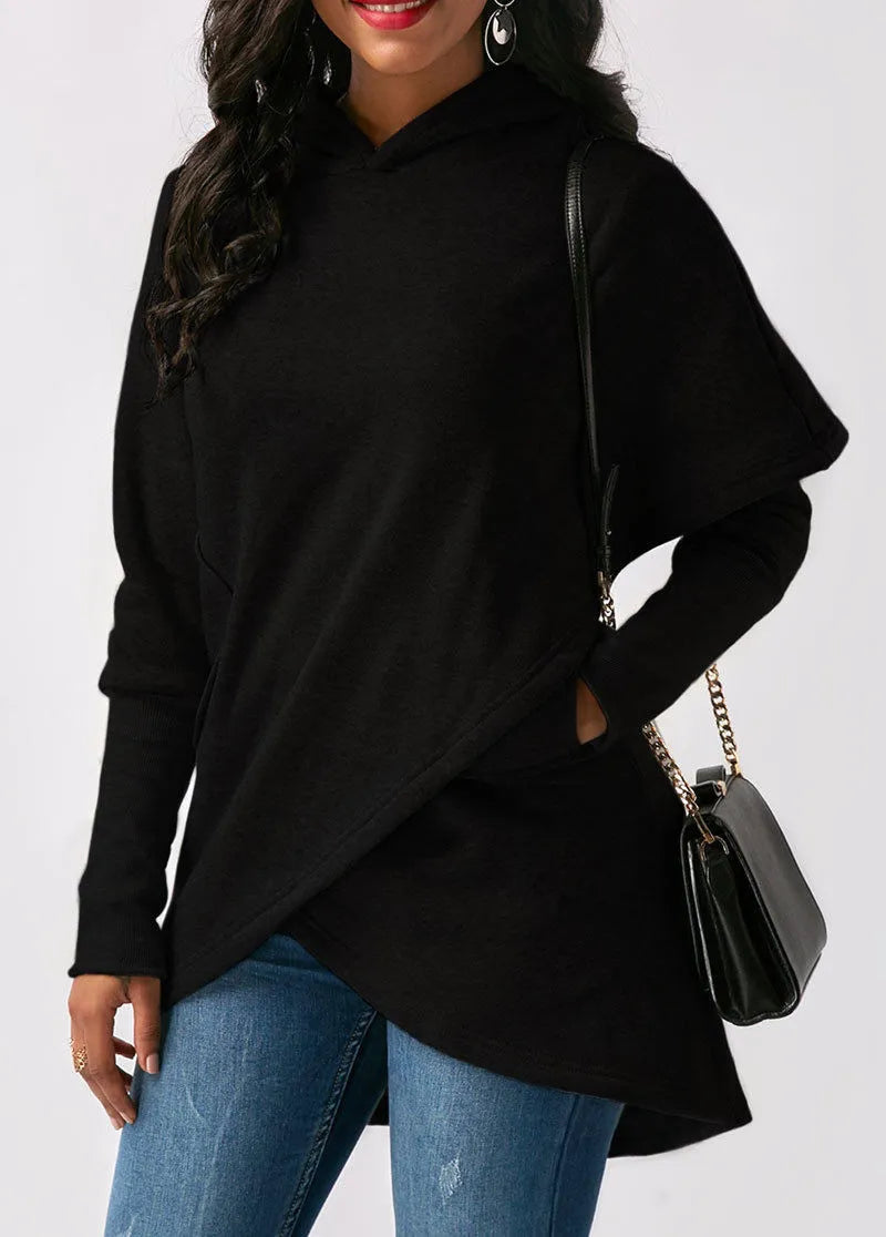 Asymmetrische Hoodie Dames – Trendy Zoom Hoodie voor Casual en Sportieve Stijl