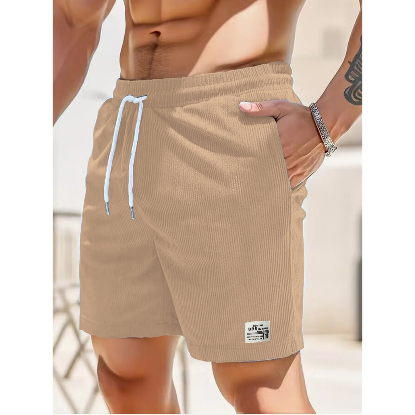Shorts voor heren – Comfortabele vrijetijdshorts van ademend materiaal voor zomer