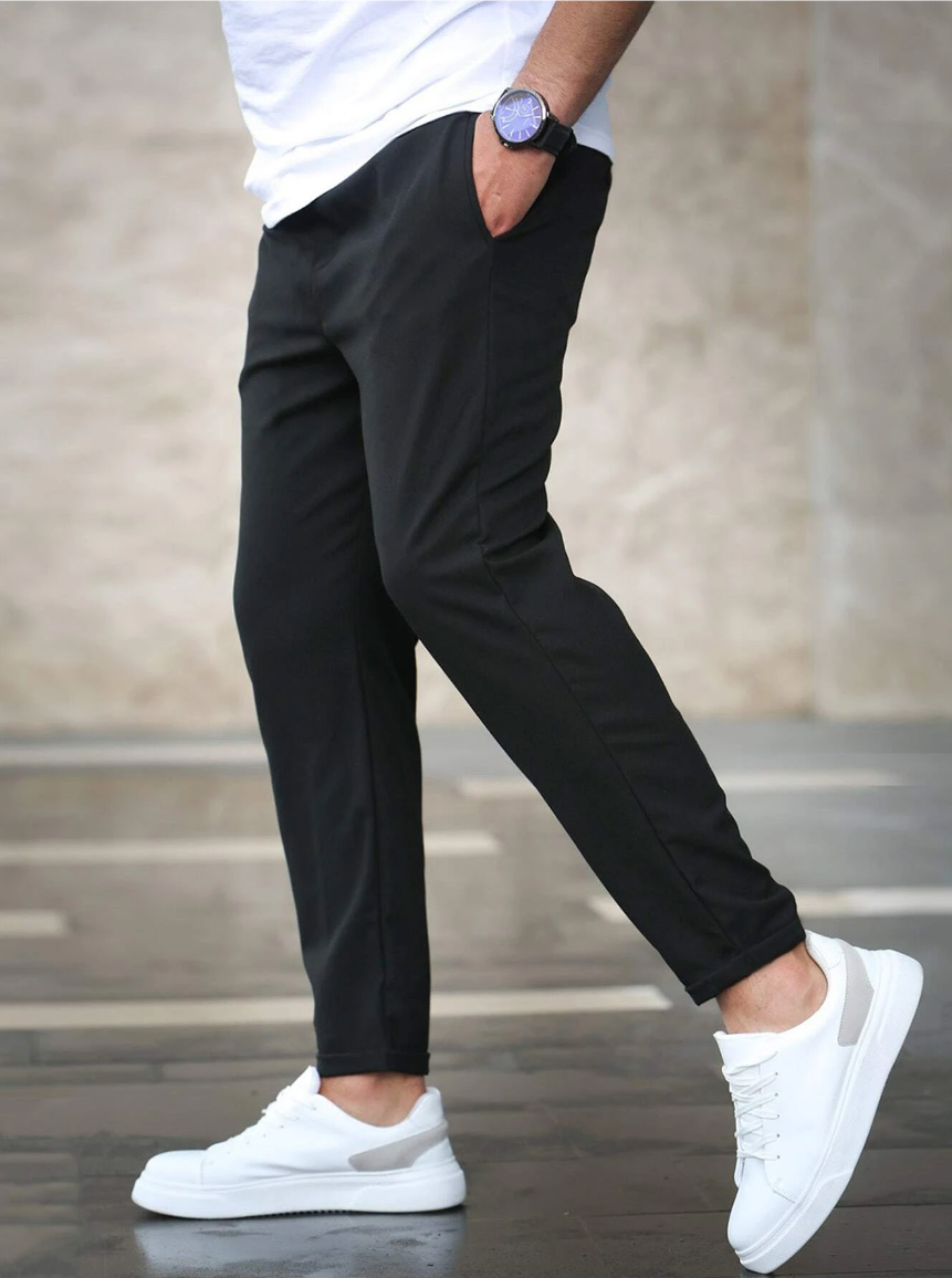 Heren Stretchbroek – Comfortabele en Elegante Broek voor Casual en Formele Gelegenheden