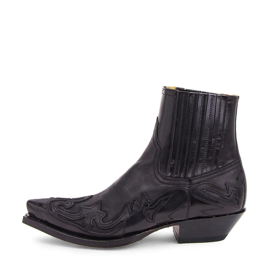 Dames Cowboystiefels – Vintage Leren Enkellaarsjes Voor Casual en Feest