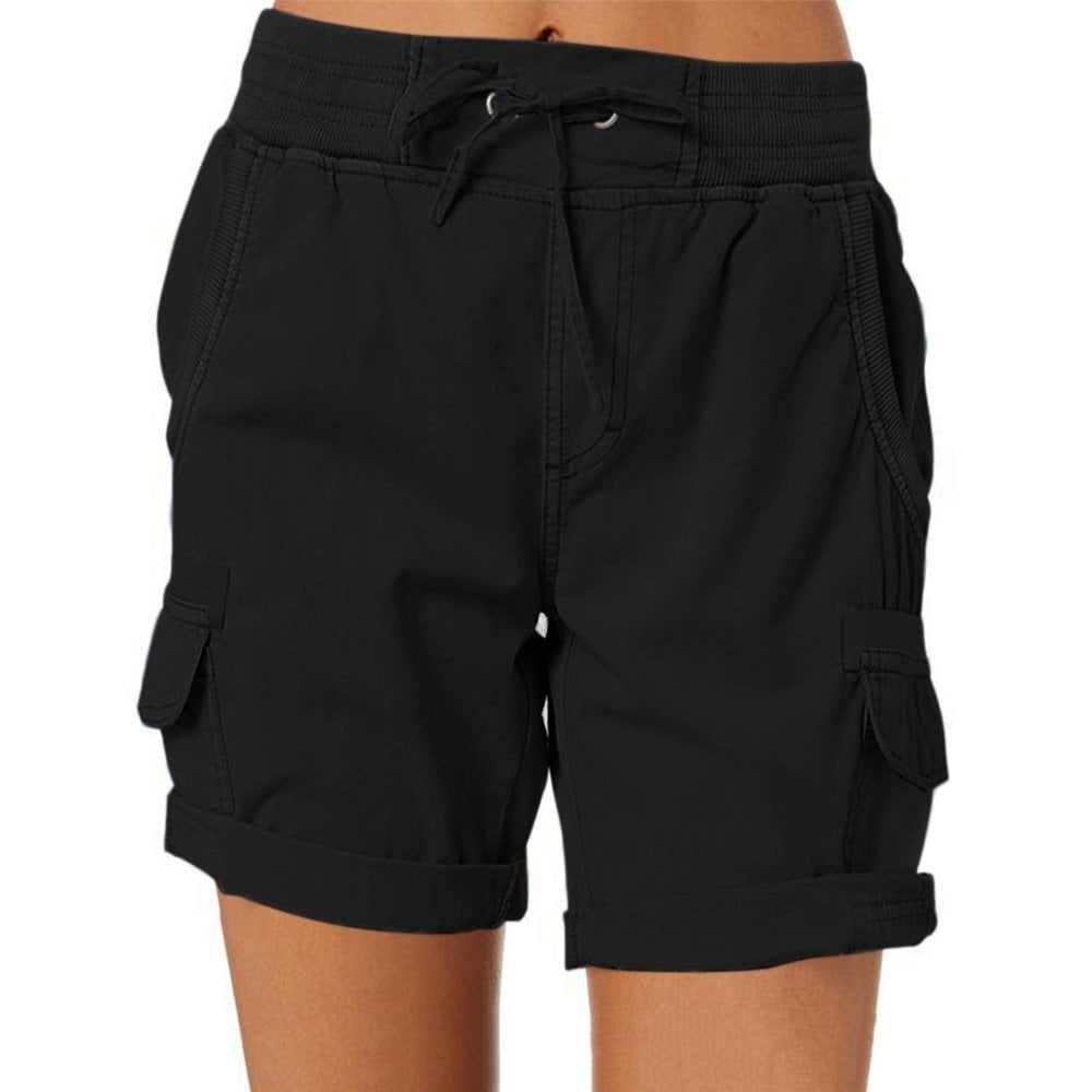 Korte cargo shorts dames – Utility shorts met zakken en comfortabele pasvorm