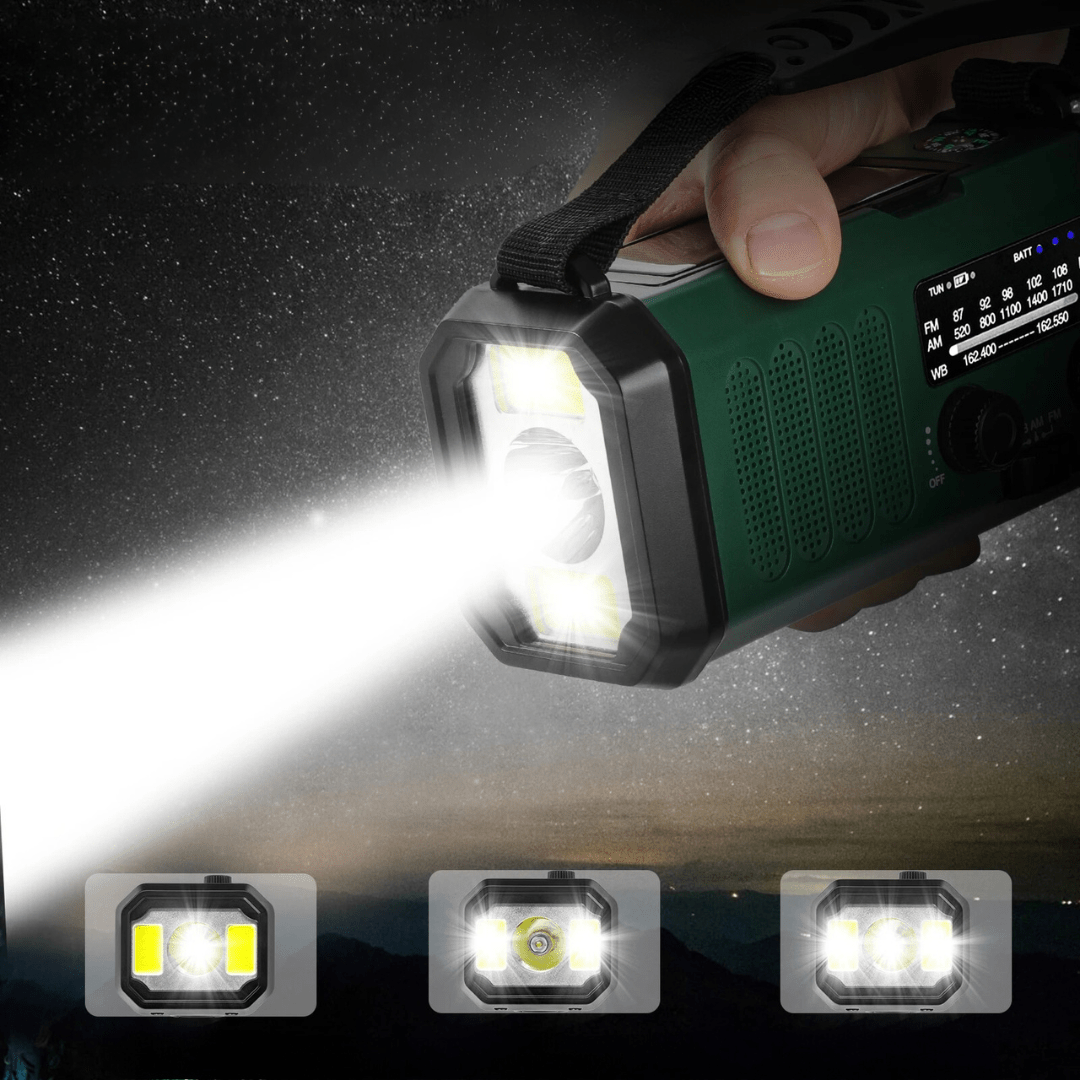 Zonne-energie USB Oplader Noodradio