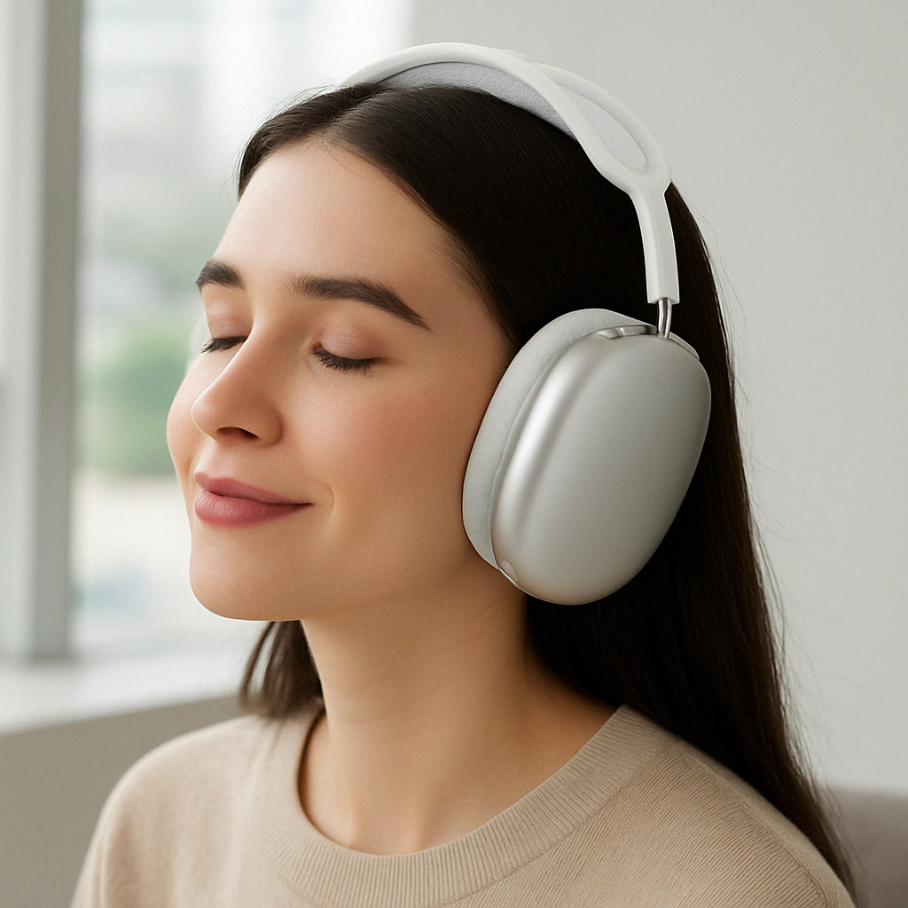 Draadloze Noise Cancelling Hoofdtelefoon Over Ear