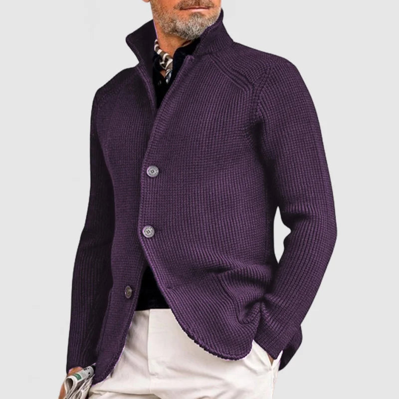 Heren Trui – Comfortabele Strickjacke van Wol voor Casual en Formeel