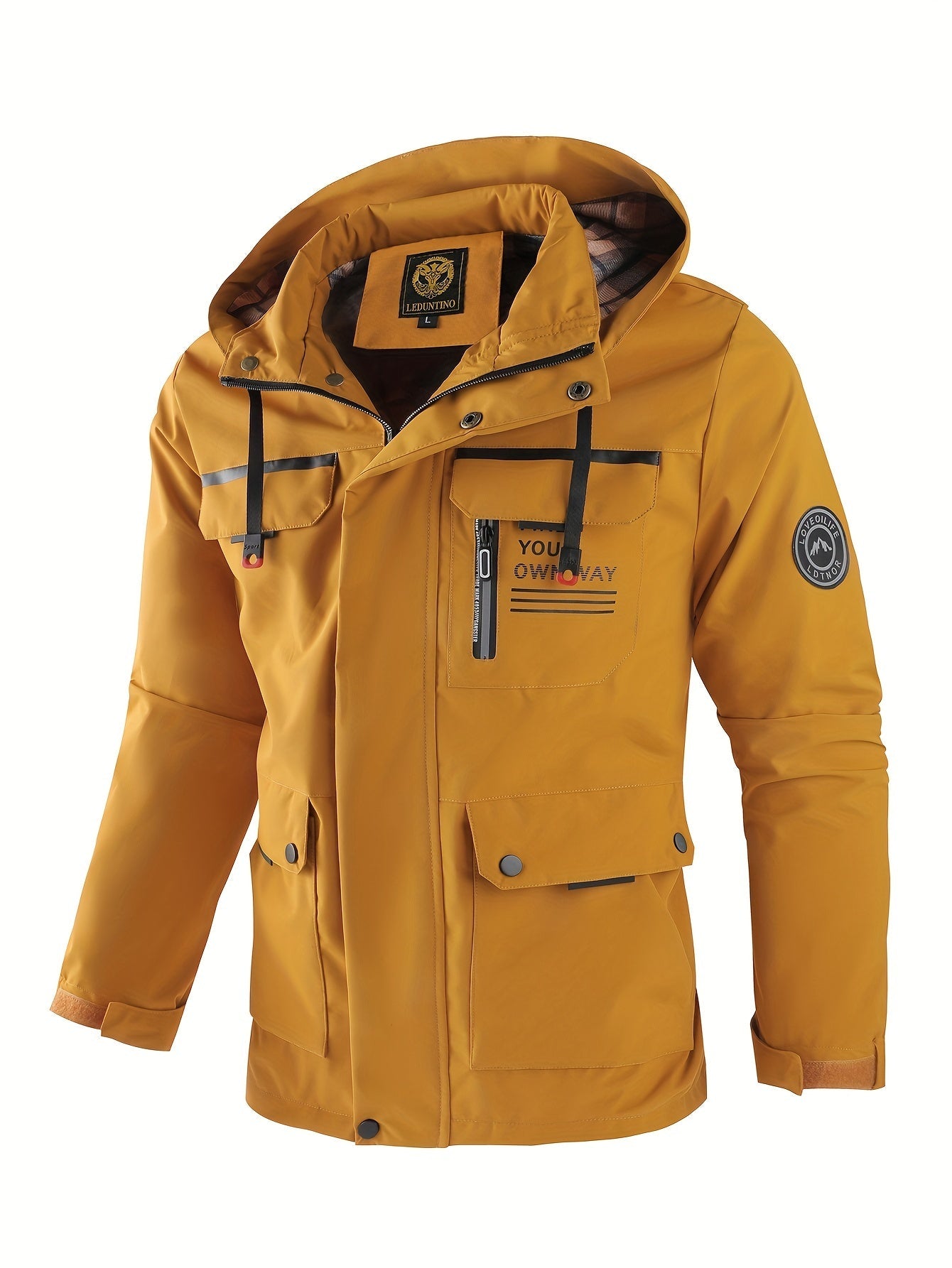 Windbreaker heren – Waterdichte jack met meerdere zakken en ademend ontwerp