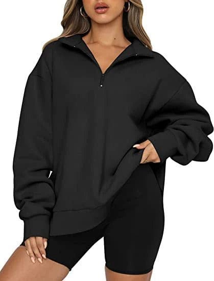 Casual Dames Trui - Zip-up Trui van Ademend Katoen voor Elke Gelegenheid