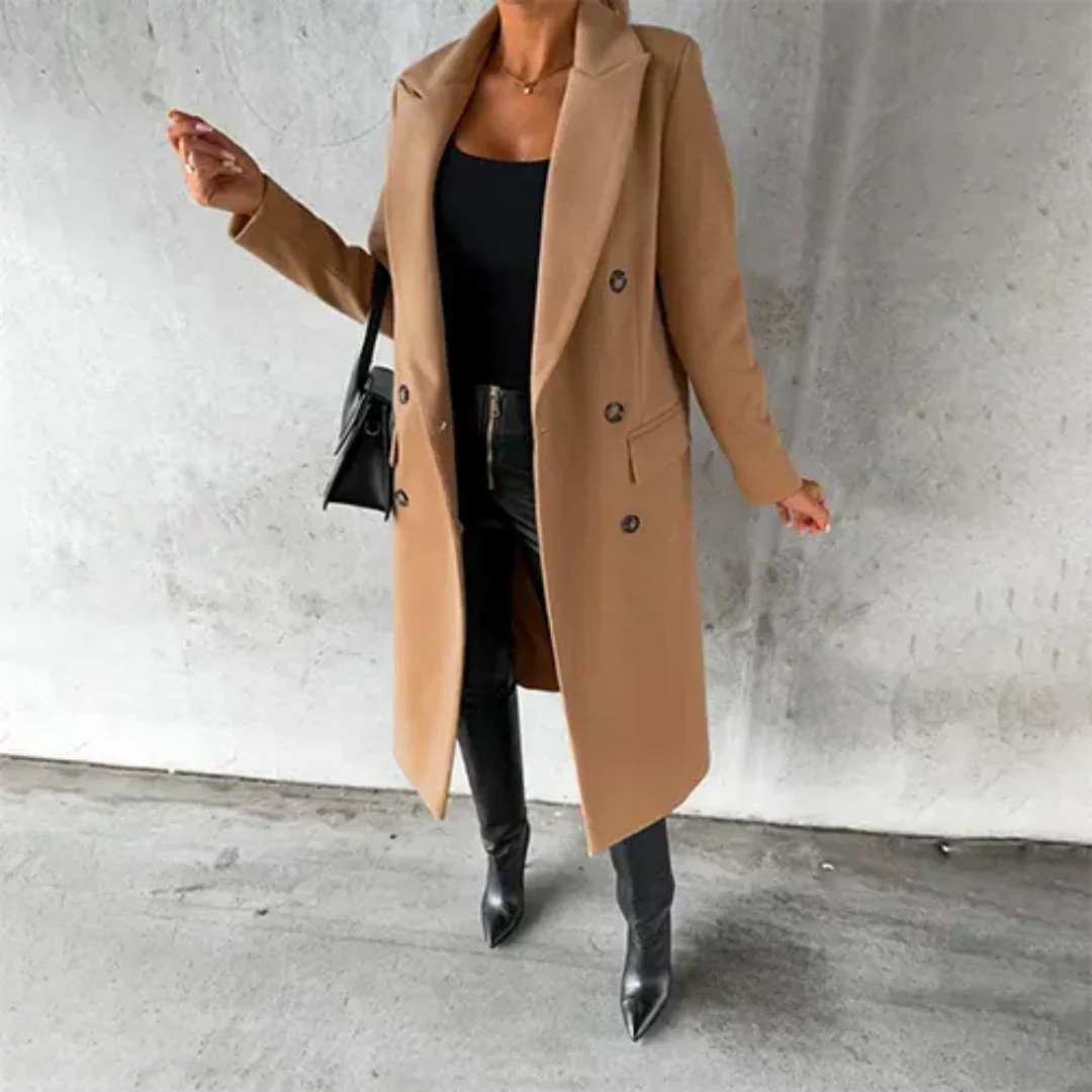 Trenchcoat dames – Stijlvolle lange jas van hoogwaardig materiaal voor elke gelegenheid