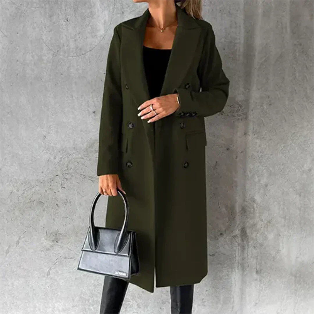 Trenchcoat dames – Stijlvolle lange jas van hoogwaardig materiaal voor elke gelegenheid
