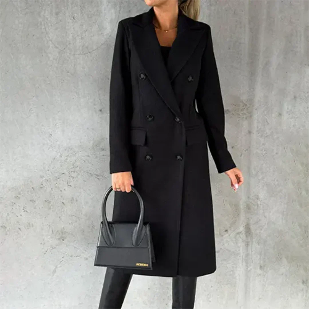 Trenchcoat dames – Stijlvolle lange jas van hoogwaardig materiaal voor elke gelegenheid