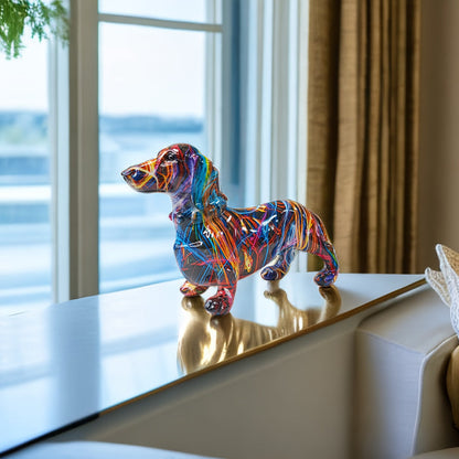 Dachshund Standbeeld Tuinbeeld Decoratie