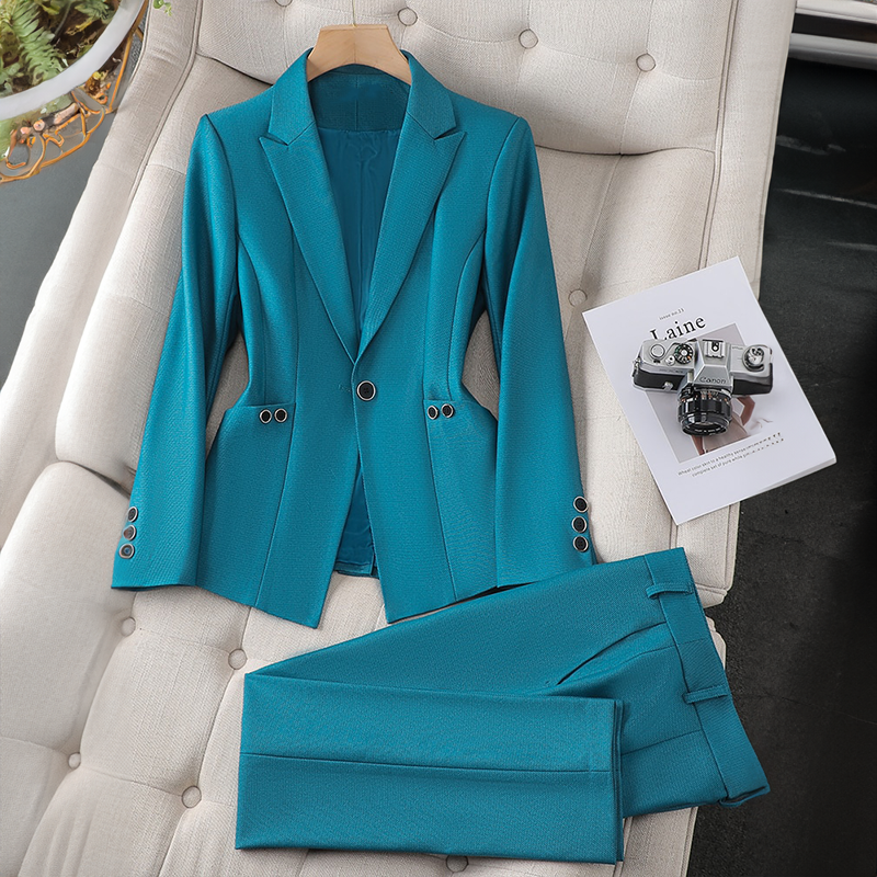Blazer Set Dames – Klassieke Blazer en Broek voor Elegante Kledingstijl